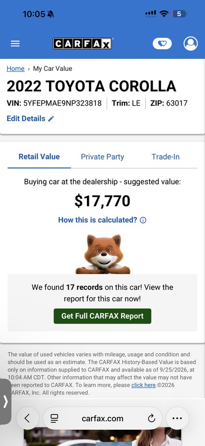 2022 TOYOTA Corolla